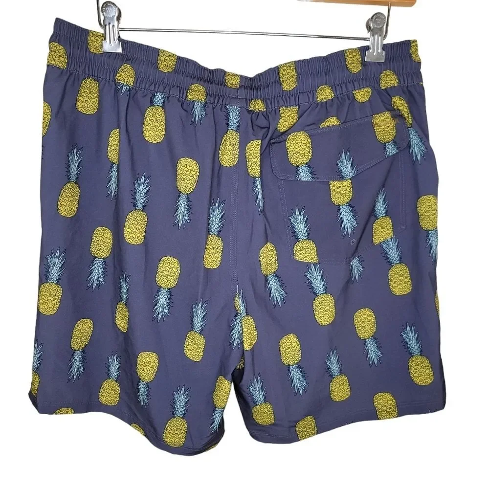 Hurley Men's pineapple swim trunks shorts size XL